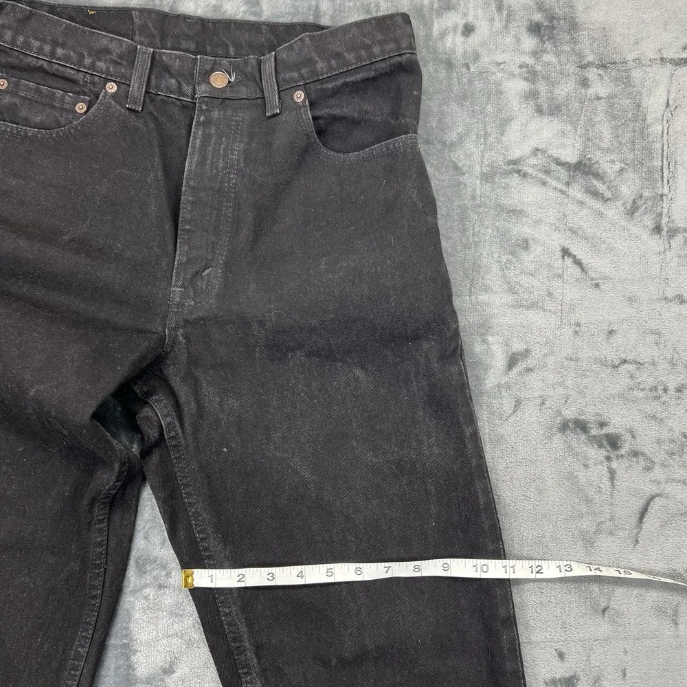 Vintage 1994 Black Levi's 550 Men's Jeans Relaxed Fit 33X32 USA Made 90s EUC Y2K